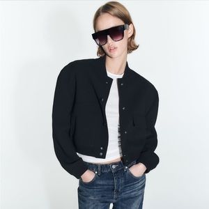 ZARA maxi pocket bomber